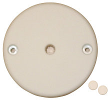 Udløbsroset 3-polet hvid - Elworks